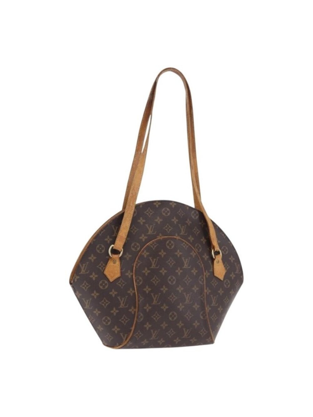 Authentic LOUIS VUITTON Monogram Ellipse Shopping Shoulder Bag M51128 LV